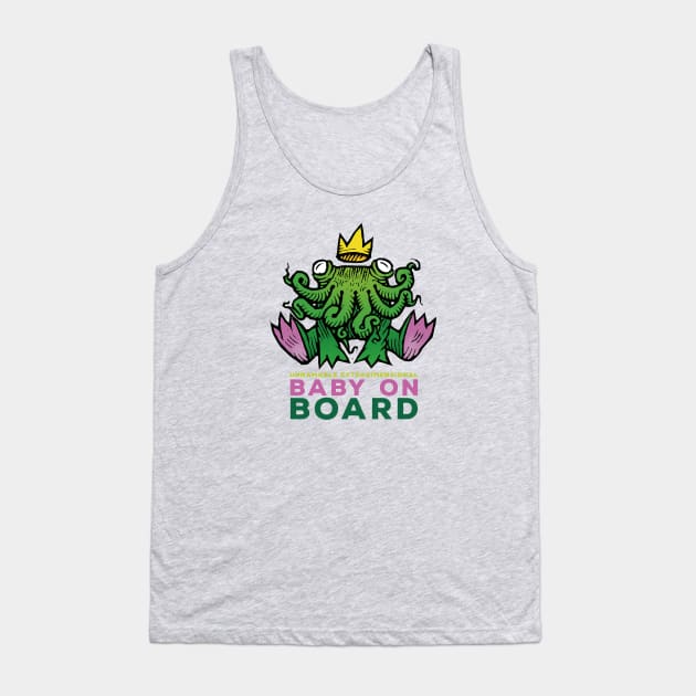 Baby Cthulhu Tank Top by Tomás Hijo